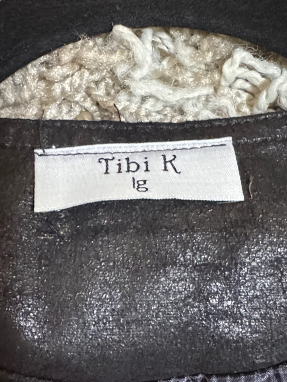 Tibi K Metallic Faux Leather Peplum Military Jacket Runs Small size Large - Picture 5 of 14